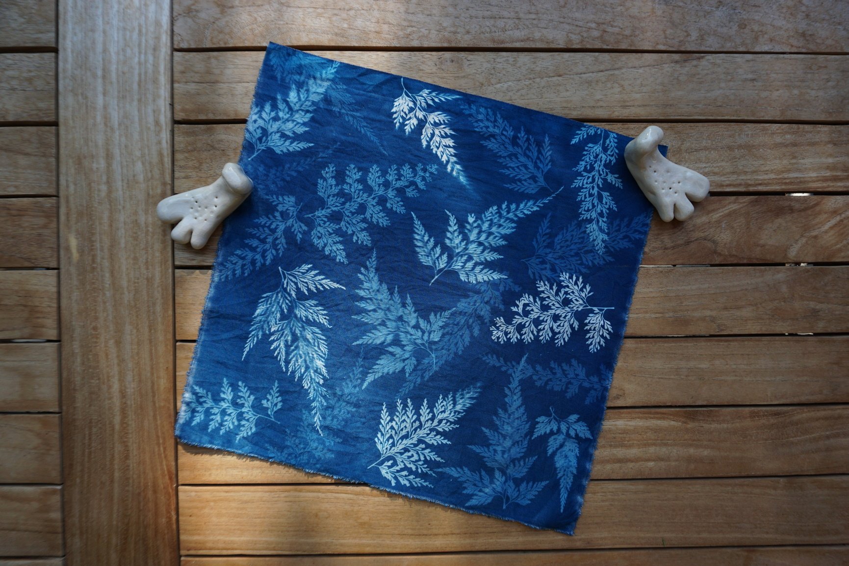 Cyanotype on fabric